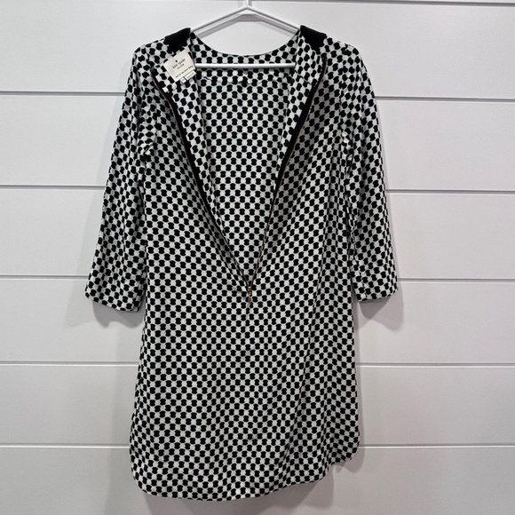 Kate Spade Kassia shift dress silk blend geo dot print size XS - Picture 3 of 16